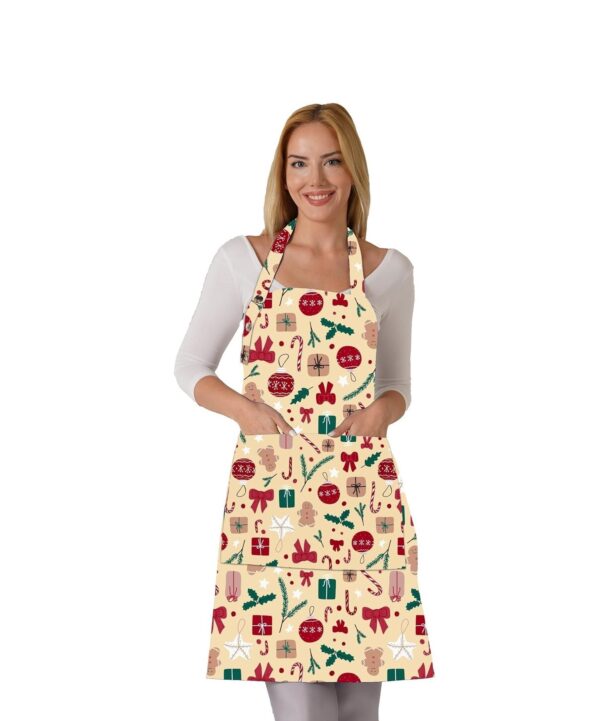 Candy Kitchen Apron Waterdrop Resistant Cotton Apron